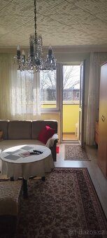 Byt s veškerým zařízením, se zaskleným balkónem. Po domluvě 