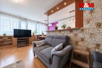 Nabízíme k prodeji prostorný byt 3+kk o velikosti 73 m² v ob