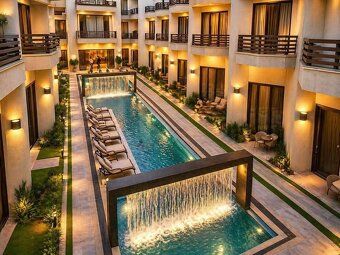 I am offering for sale an apartment with two bedrooms (3+kk) of size 96 sqm, in the Ibiza Bay…