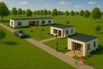 Prodej pozemků a hospodářské budovy — Žimrovice u Hradce nad