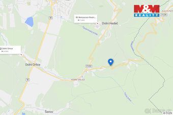 Nabízíme k prodeji pozemek v obci Horní Orlice, situovaný v 