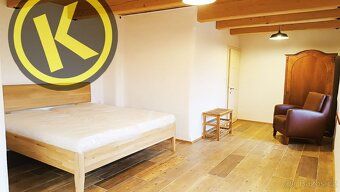 We offer for rent a new 1+kk apartment or studio in an elevated ground floor of a renovated historic building.