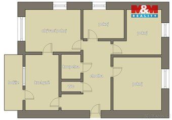 Nabízíme k prodeji byt o dispozici 4+1 o užitné ploše 108 m²