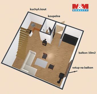 K prodeji útulná dřevěná chata na krásné polosamotě v katast