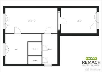 Ev.č. 03472 Prodej bytu 2+1 s lodžií, 51 m² – Otrokovice, ul