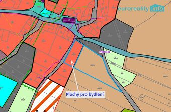 We offer for sale a building plot with meadow in the village of Netonice