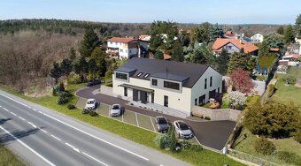 Novostavba mezonetového bytu 3+kk se zahradou a dvěma parkov