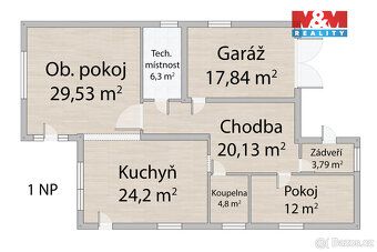Nabízím k prodeji rodinný dům, 5+kk o podlahové ploše 185 m2