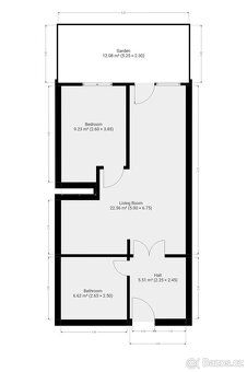 Nabízíme k dlouhodobému podnájmu byt 2+kk o ploše 49 m² v př