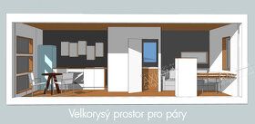 AXIOM TINY HOUSE (7,2 x 2,55 m, výška 2,80 + 0,62 (přepravní