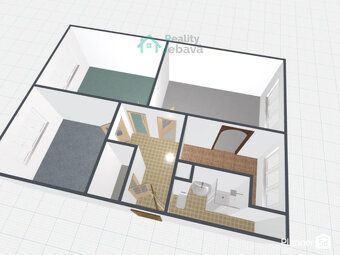 Nabízíme k pronájmu světlý a prostorný byt o dispozici 3+1 v