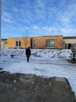Wooden house 8.2 x 4.1 meters for year-round use.