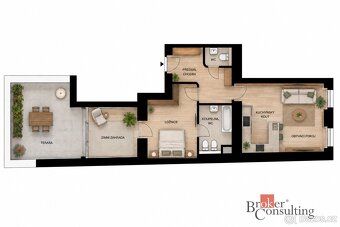 Prodej, byty/2+kk, 85 m2, Dobrovského 646/9, Holešovice, 170