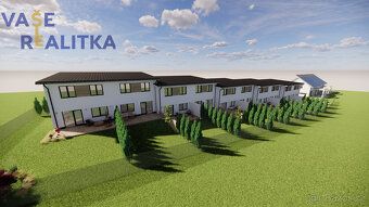 Nabízíme Vám pozemky s projektem na výstavbu 12-ti rodinných