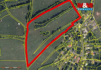 We offer for sale four plots of land totaling 41,016 sqm in the quiet and picturesque area of Jindřišská.