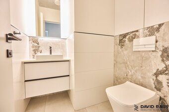Sale of modern new build 3+kk apartment with total area of 126 m² including large terrace in Brno city center