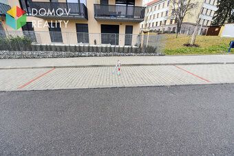 We offer rental of an outdoor parking space in Duslova Street, Beroun