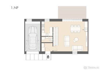 Nabízíme vám k dlouhodobému pronájmu řadový rodinný dům 4+kk