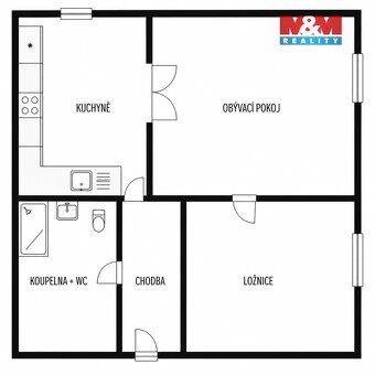 Nabízíme k prodeji moderně zrekonstruovaný byt 2+1 o užitné 