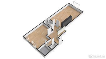 Soccer Reality vám zprostředkuje pronájem bytu 2+kk s balkon