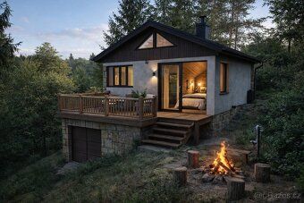 SALE OF COTTAGE ON BUILDING LAND 568m2 - Mokrovraty Pouště,