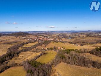 For sale is a unique building plot above the village of V