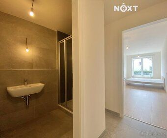 We offer for rent a nice, bright apartment of layout 1+kk, living area approx.