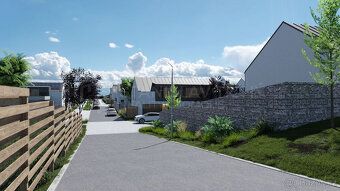 Sale of building plot with free single-family house project.