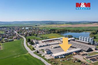 We offer for rent warehouse space of size 346 m² in calm part of town Osek near Rokycany.