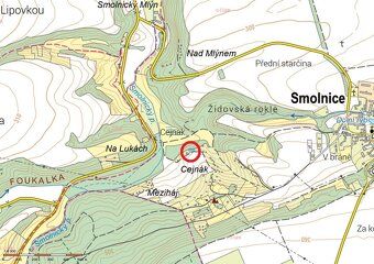 I offer a plot of land measuring 801 m2 in the cottage area Cejnák,
