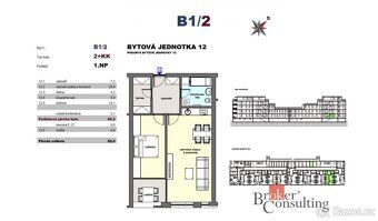 Pronájem, byty/2+kk, 68 m2, Týniště nad Orlicí , Rychnov nad