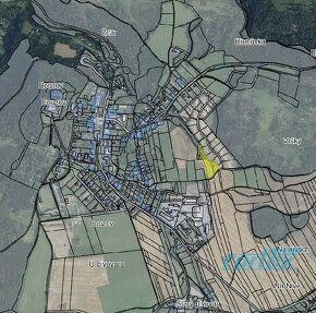 Vlastník prodá pozemek s velkorysou výměrou 2.900m2 (označen