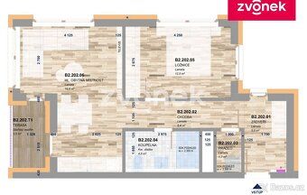 Ev.č. 730851 Nabízíme k pronájmu nový byt 2+kk s terasou v a