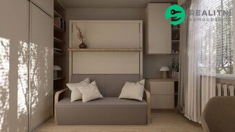 Modern 1BR apartment in the very center of Decin with unique view