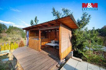 We offer for sale a separate wooden cottage in cadastral area of Dlouhoň