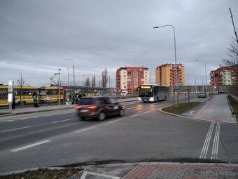We offer space for placing advertising banners in high traffic area of Plzen on Borech near employment office.