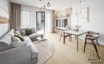 Nabízíme k prodeji moderní byt 2+kk o velikosti 47 m², situo