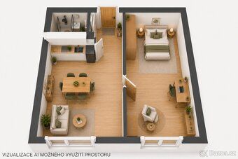 We offer for sale a cooperative apartment of layout 1+1 and usable area of 39 sqm, located in…