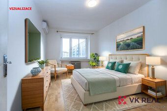 VK Real nabízí k prodeji prostorný a světlý byt 2+1 s balkón