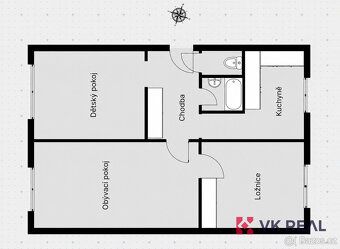 V exkluzivním zastoupení nabízíme pronájem bytu 3+1 o veliko