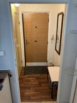 Nabízím k pronájmu částečně zařízený byt 1+kk o výměře 27 m²