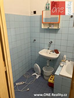We offer for rent an older 2BR apartment (3+kk), approx.