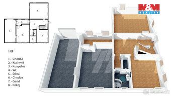 Exkluzivně nabízíme k prodeji rodinný dům o dispozici 3+1 a 