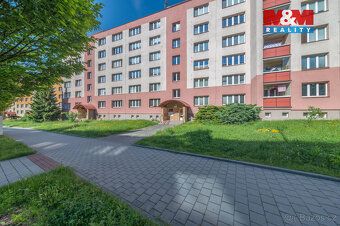 Pronájem zařízeného bytu 2+1 (43 m²) v Havířově–Šumbark. Byt