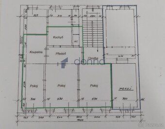 Nabízíme k pronájmu zrekonstruovaný byt 3+kk, 95 m2, v 1. pa