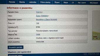 Nabízíme k prodeji pozemek v katastrálním území Bezděkov u Ž