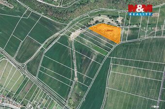 Prodej pozemku o výměře 7642 m2 v katastru obce Tvršice. Jed