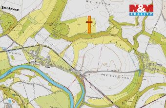 For sale land plot of 11284 m2 in the cadastral area of Tvršice village.