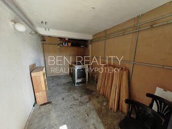 Rent apartment 1+kk + room or storage room + garage, garden