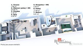 Prodej, byty/1+1, 39.97 m2, Podolská 25/106, 14700 Praha, Hl